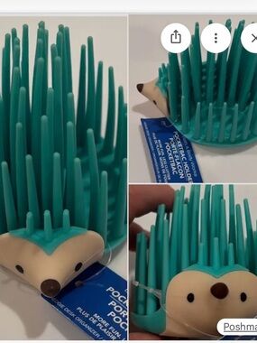 Bath & Body Works Teal Hedgehog PocketBac Silicone Holder